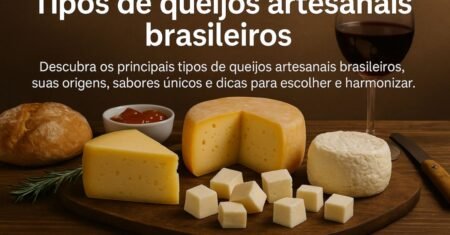 Tipos de queijos artesanais brasileiros